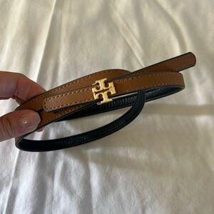 Tory Burch 1/2 inch reversible belt
